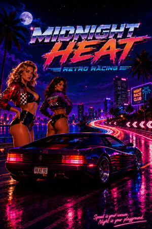 Midnight Heat: Retro Racing