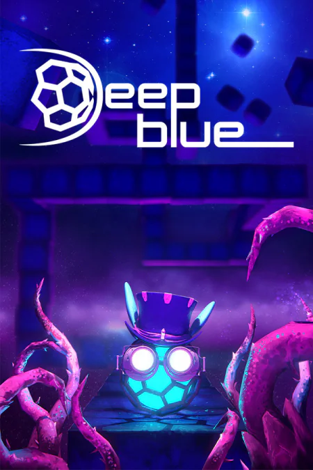 Deep Blue 3D Maze in Space