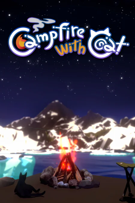 Campfire with Cat