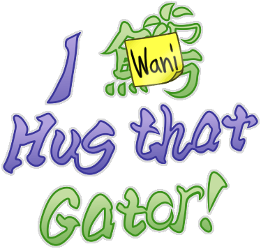 Логотип I Wani Hug that Gator!